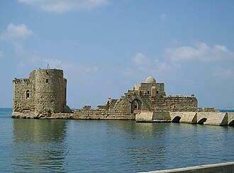 Photo of Sidon Castle Light