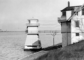 Photo of Tinicum Island Range Front Light